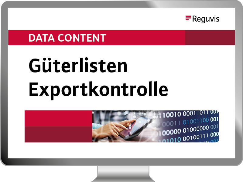 Data Content Güterlisten Exportkontrolle Data Content Güterlisten Exportkontrolle
