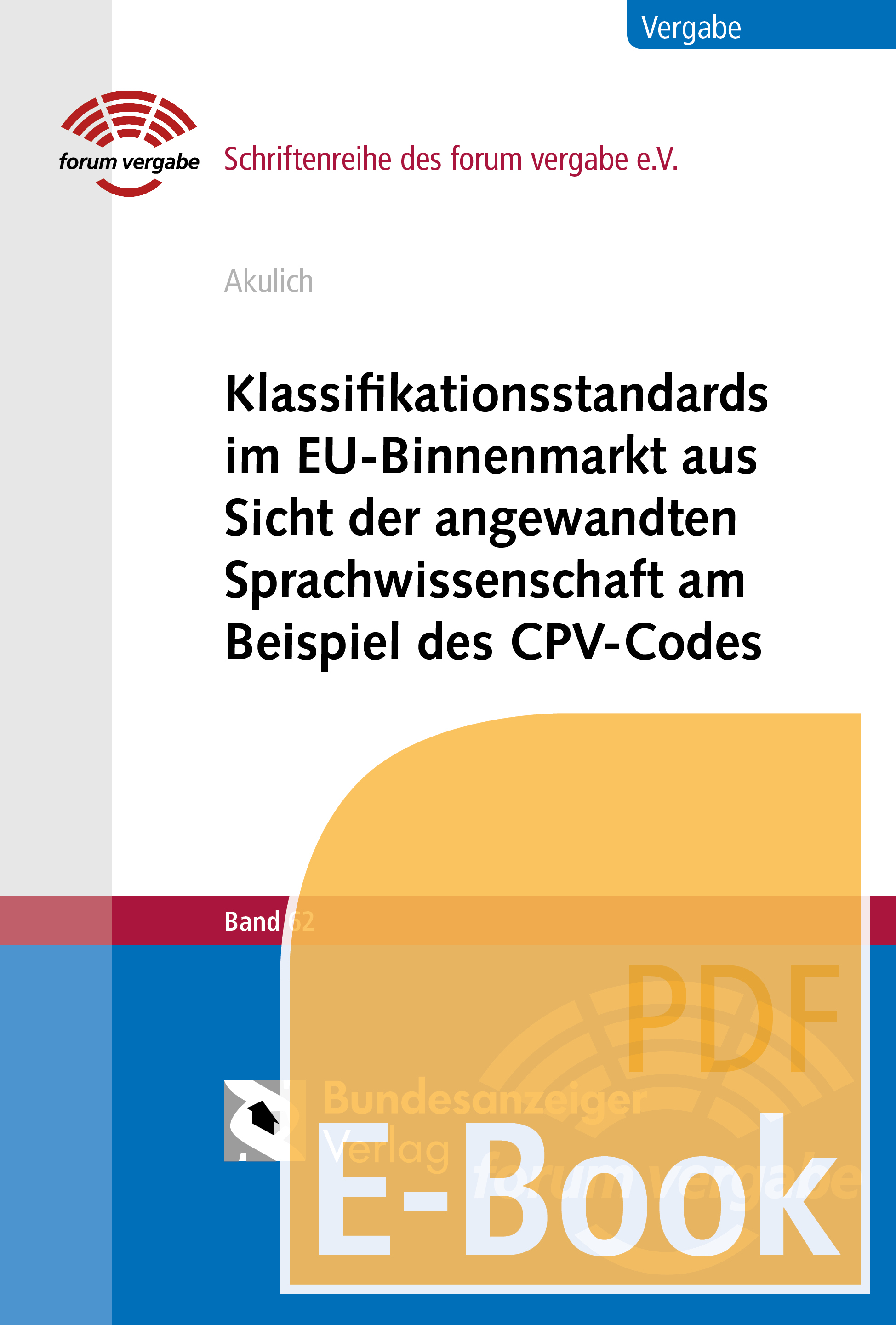 Klassifikationsstandards im EU-Binnenmarkt (E-Book)