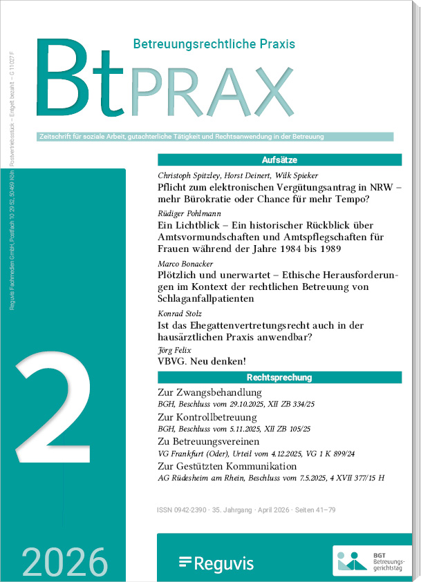 Betreuungsrechtliche Praxis