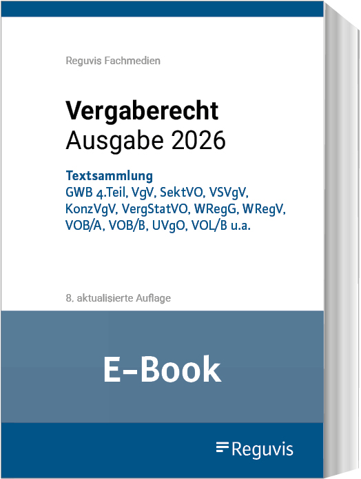 Vergaberecht Ausgabe 2026 (E-Book)