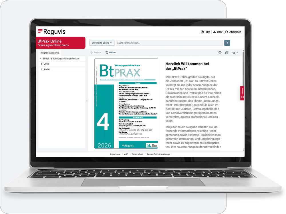 Betreuungsrechtliche  Praxis Online