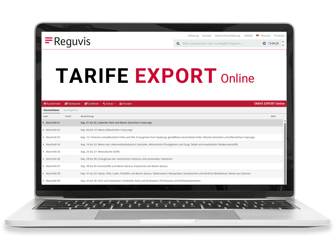 Data Content TARIFE EXPORT