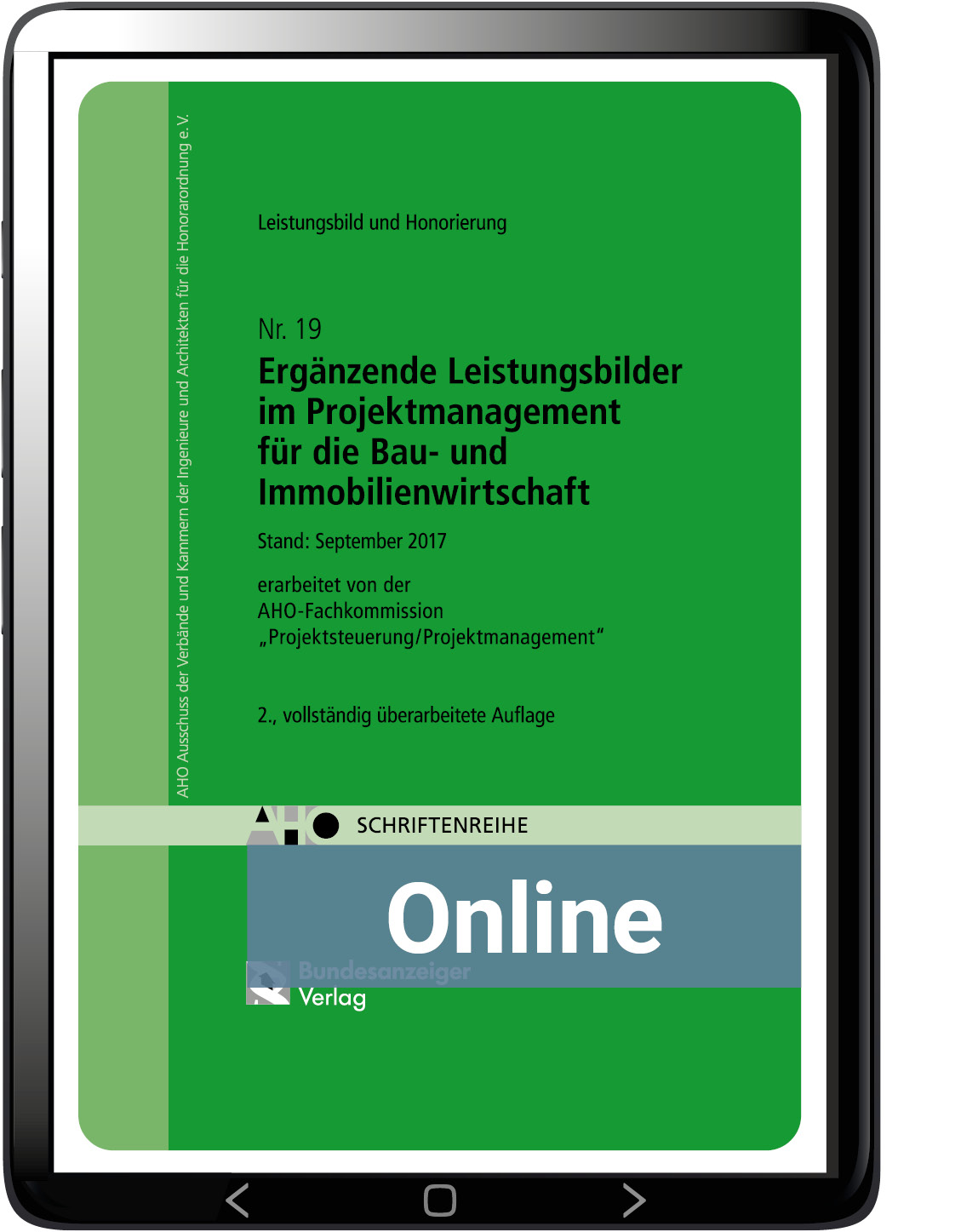 Ergänzende Leistungsbilder im Projektmanagement für die Bau- und Immobilienwirtschaft (online)