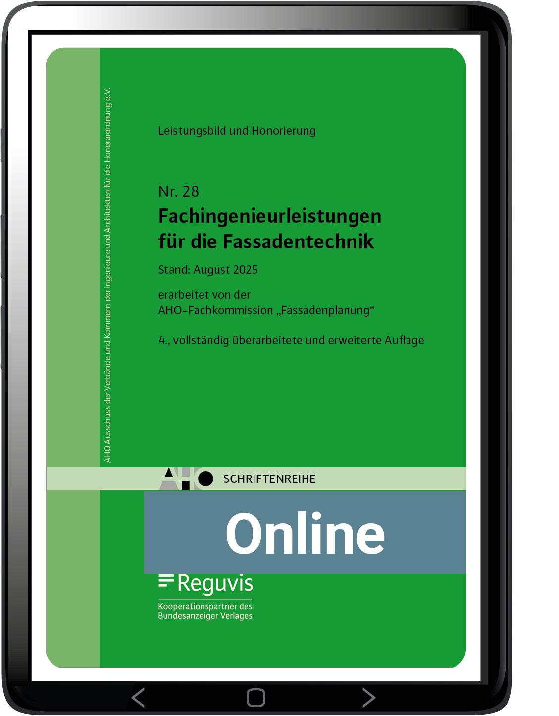 Fachingenieurleistungen für die Fassadentechnik - Leistungsbild und Honorierung (online)