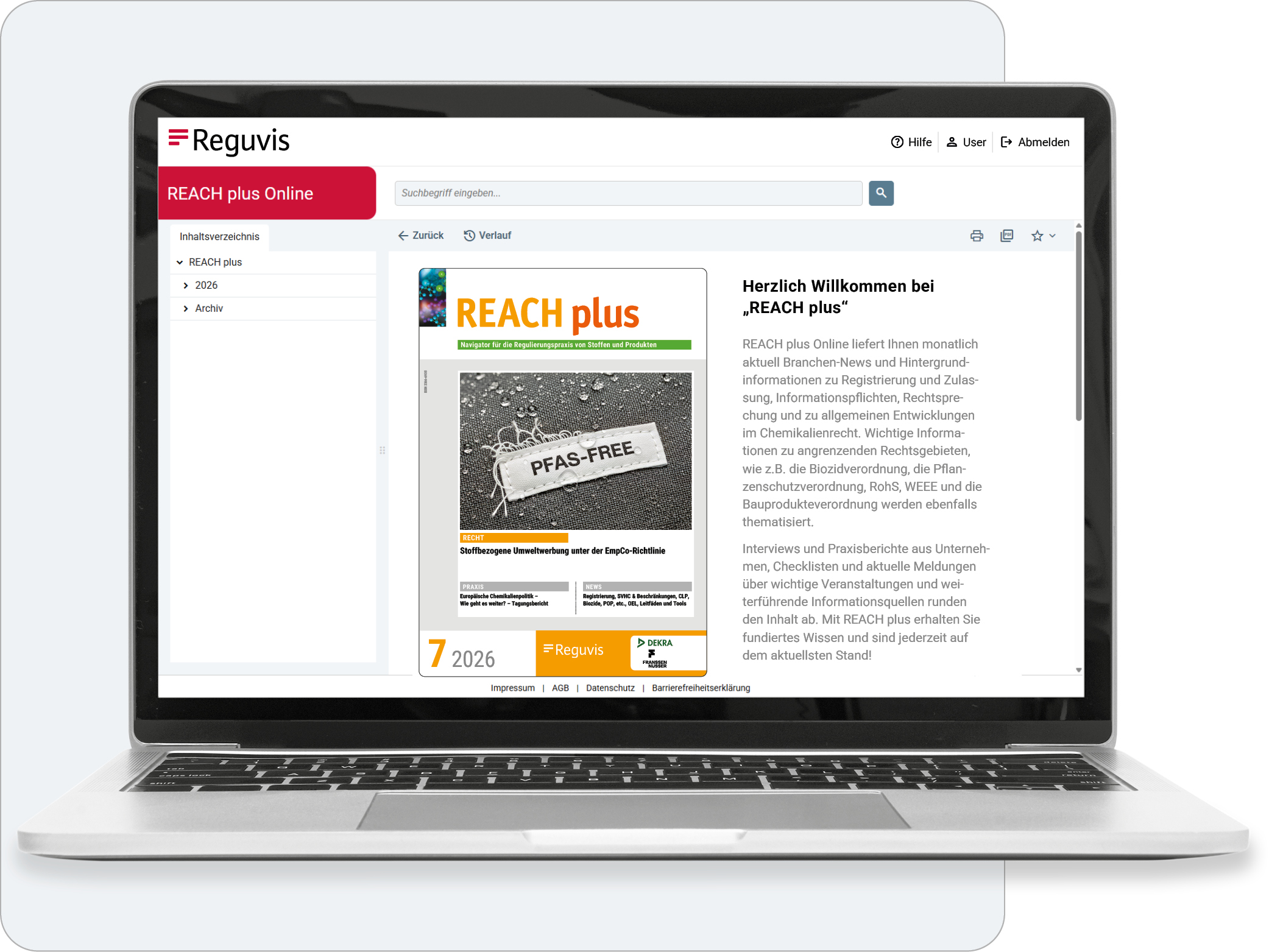 REACH plus - Online
