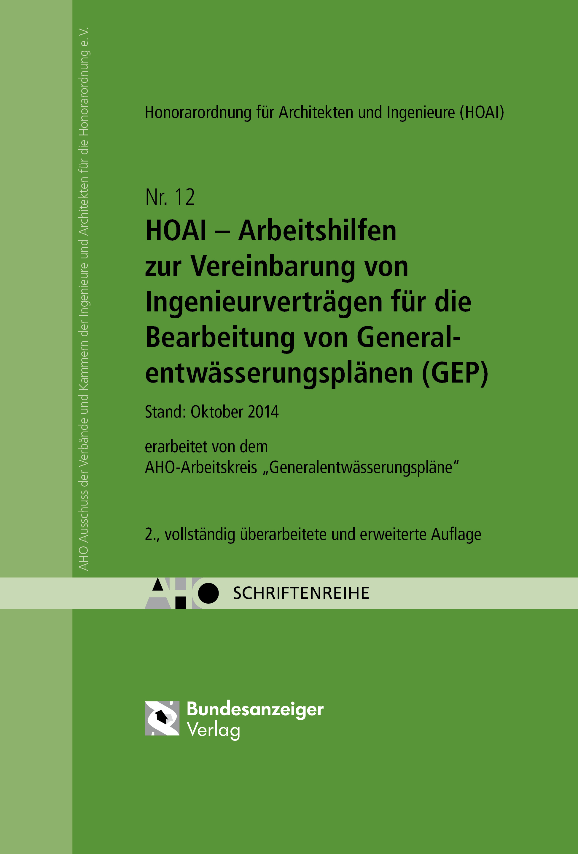 HOAI - Arbeitshilfen zur Vereinbarung von Ingenieurverträgen für die Bearbeitung von Generalentwässerungsplänen (GEP) HOAI - Arbeitshilfen zur Vereinbarung von Ingenieurverträgen für die Bearbeitung von Generalentwässerungsplänen (GEP)