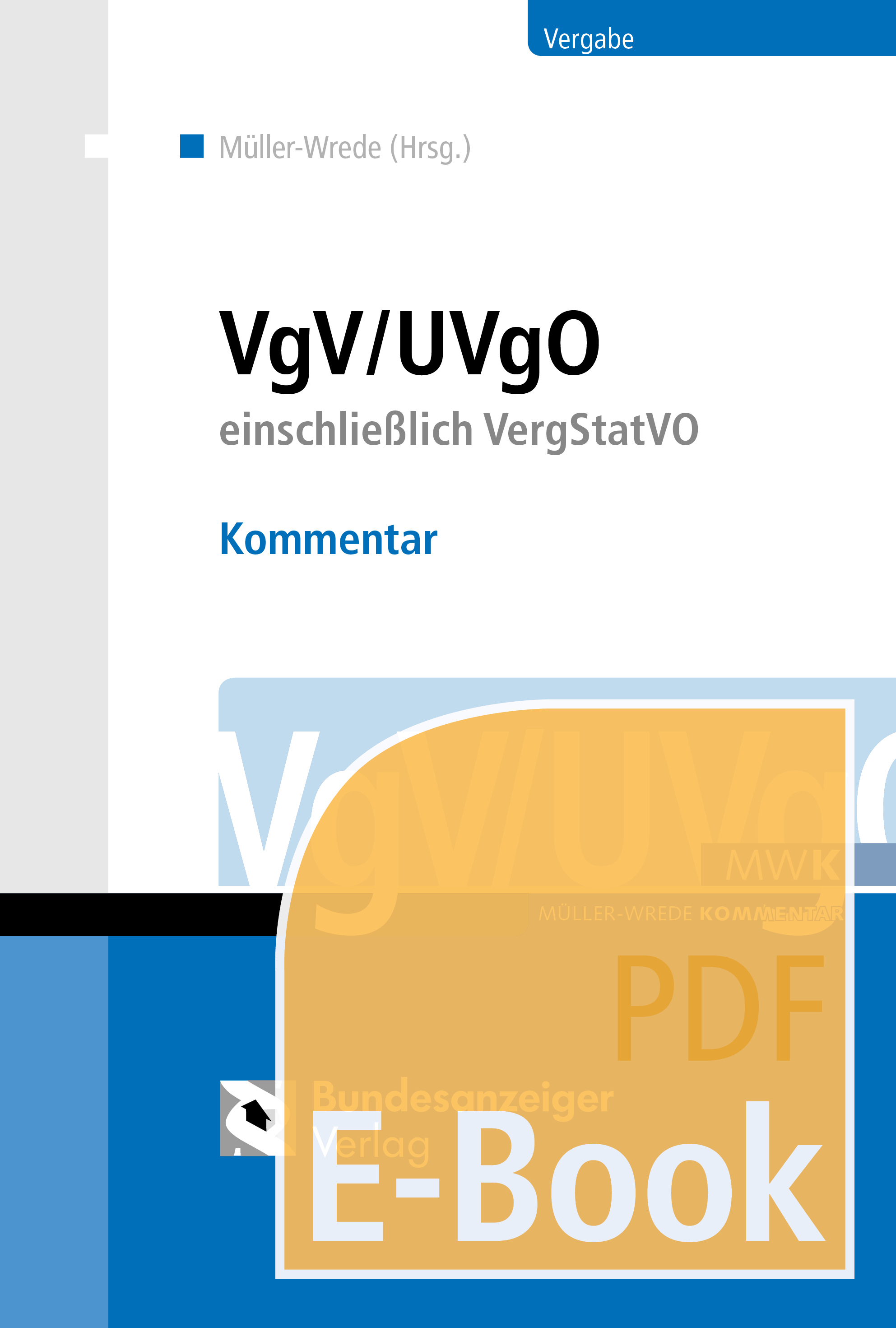 VgV / UVgO - Kommentar (E-Book)