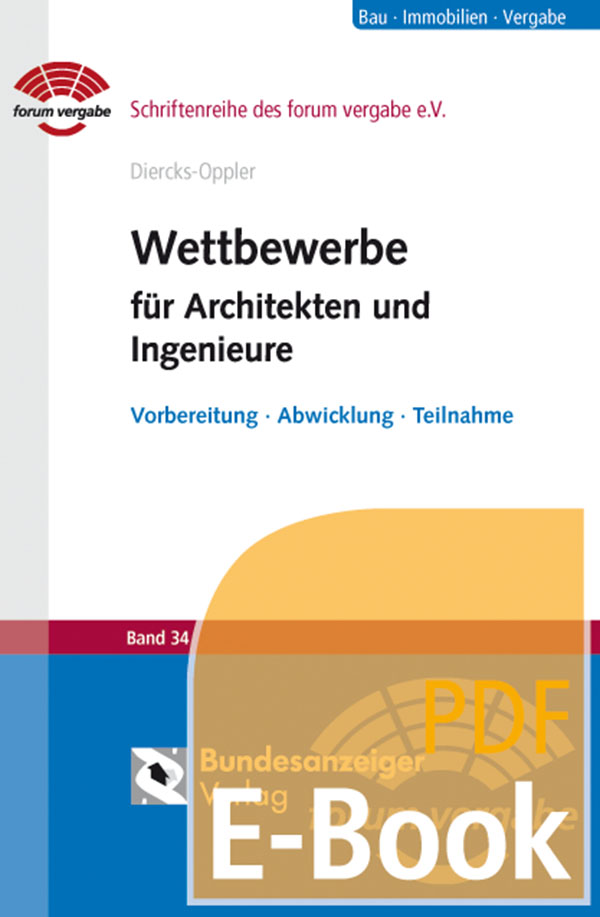 Wettbewerbe für Architekten- und Ingenieure (E-Book)