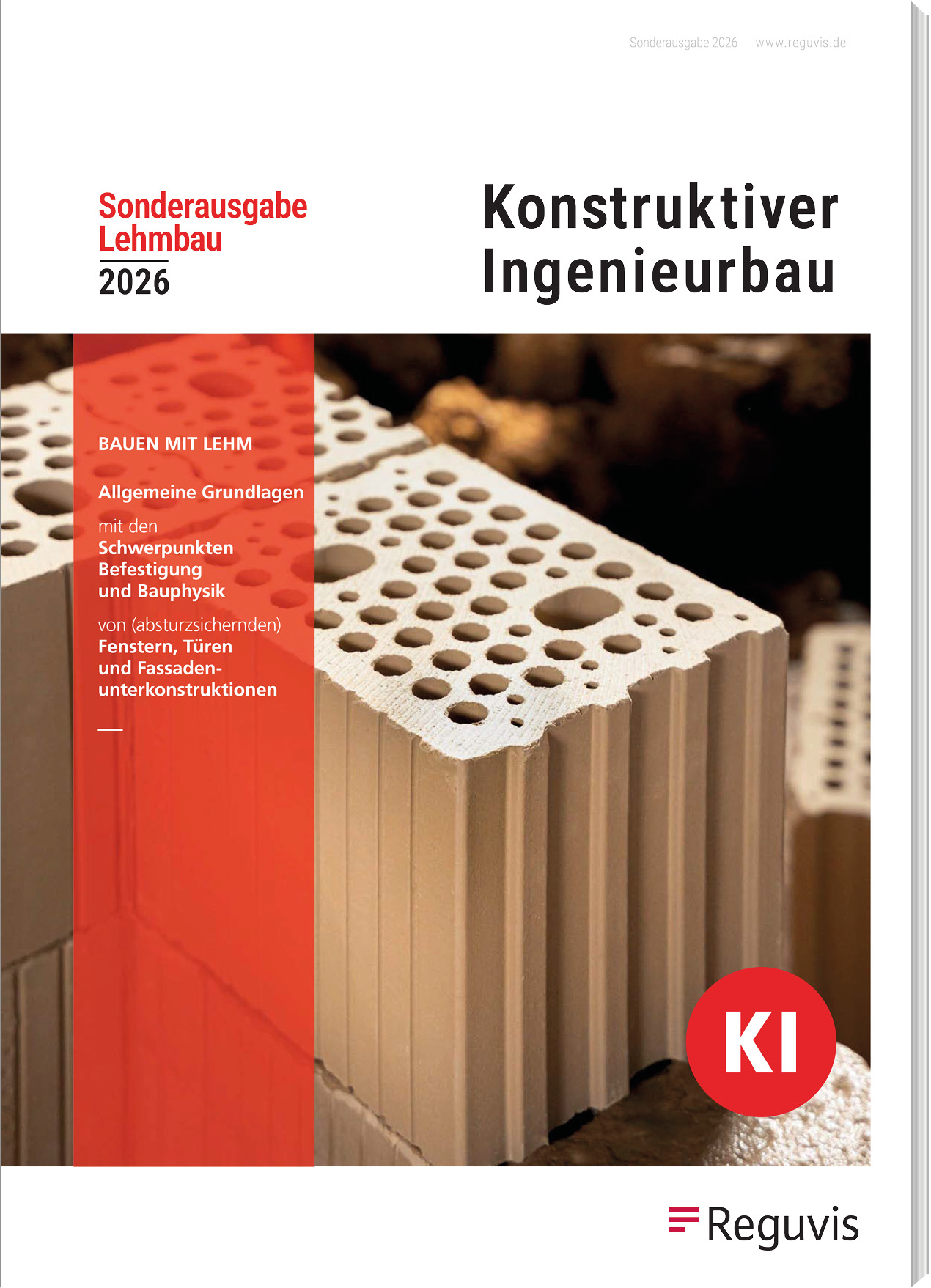 Sonderheft Lehmbau der Zeitschrift Konstruktiver Ingenieurbau
