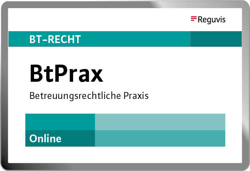 Betreuungsrechtliche  Praxis Online Betreuungsrechtliche  Praxis Online