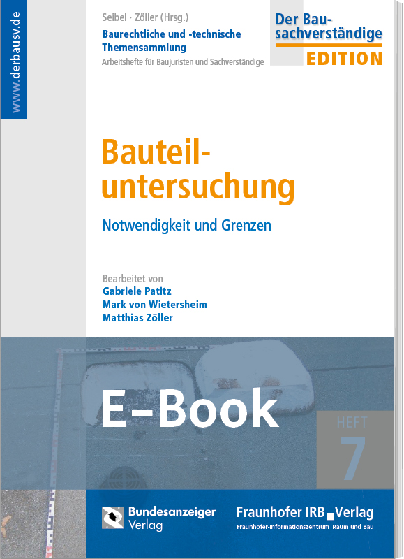 Baurechtl./-techn. Themen 7: Bauteiluntersuchung E-Book