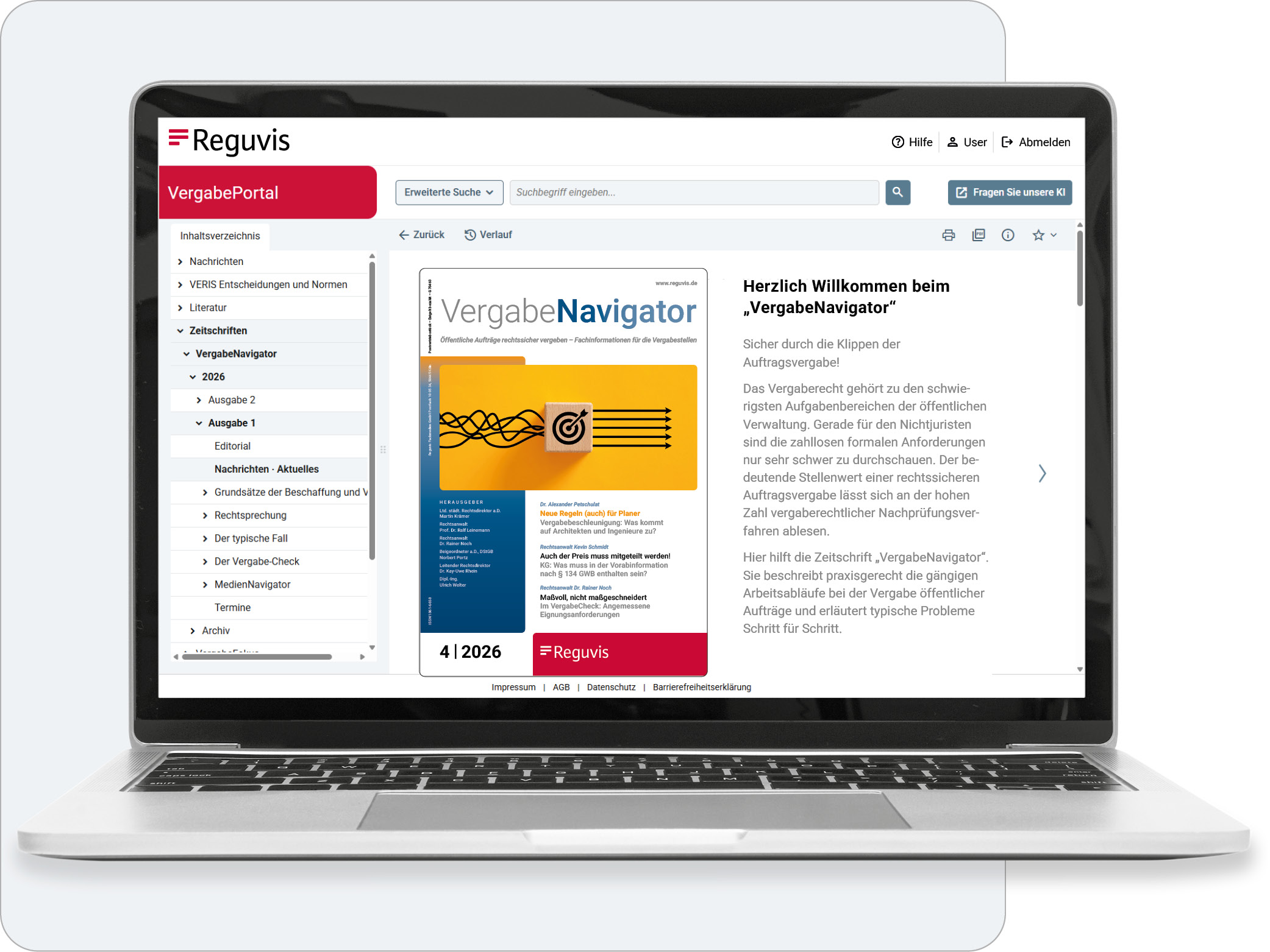 VergabeNavigator online