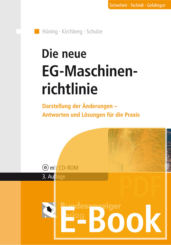 Die neue EG-Maschinenrichtlinie (E-Book)