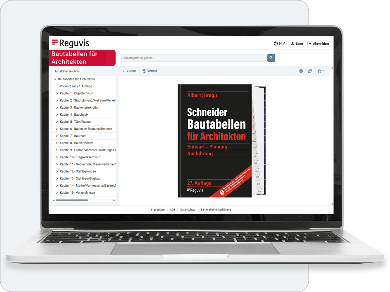 Bautabellen-digital - Bautabellen für Architekten