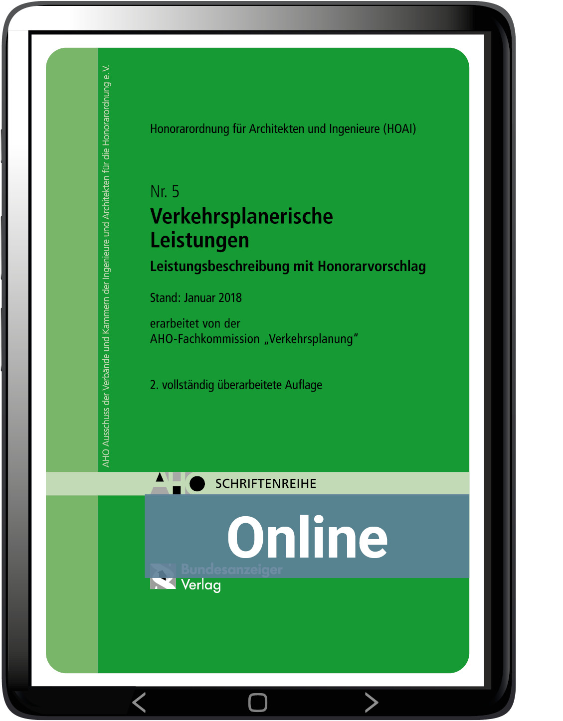 Verkehrsplanerische Leistungen - Leistungsbeschreibung mit Honorarvorschlag (online)