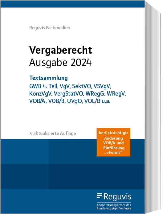 Vergaberecht - Ausgabe 2024 Vergaberecht - Ausgabe 2024