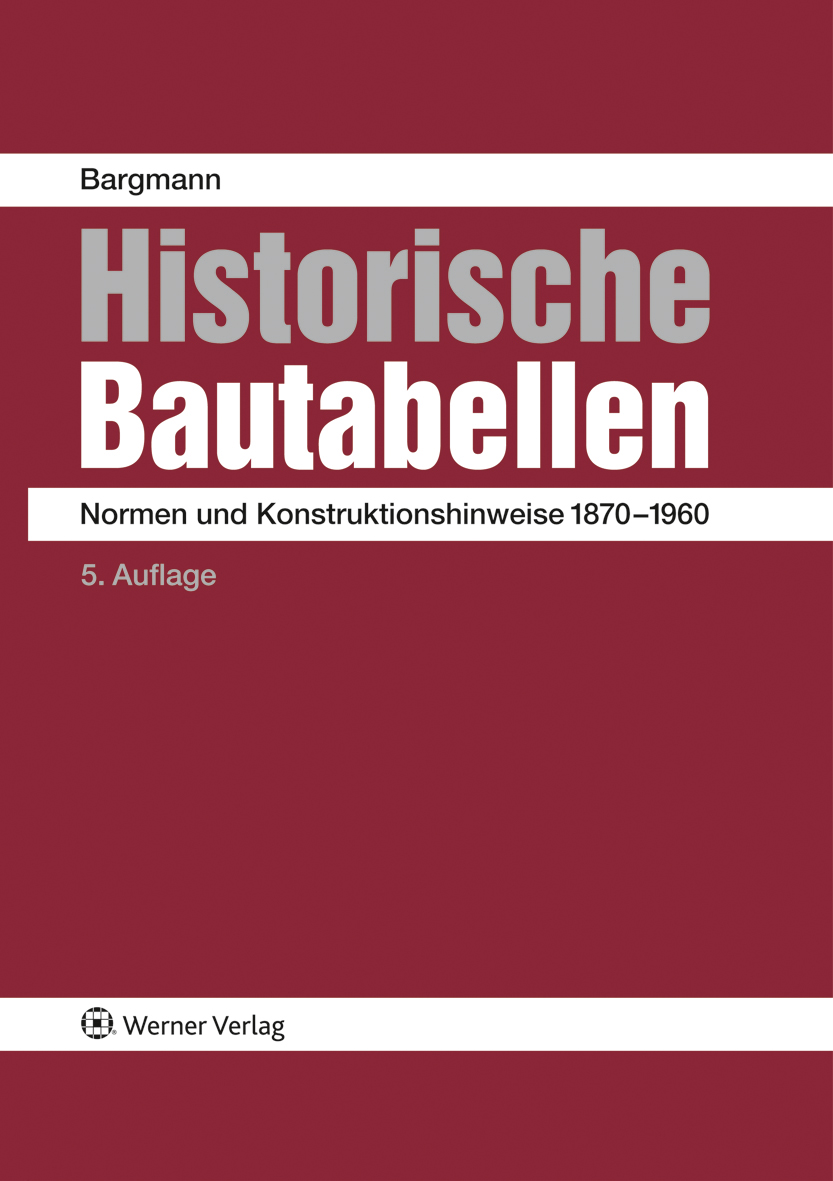 Historische Bautabellen Historische Bautabellen