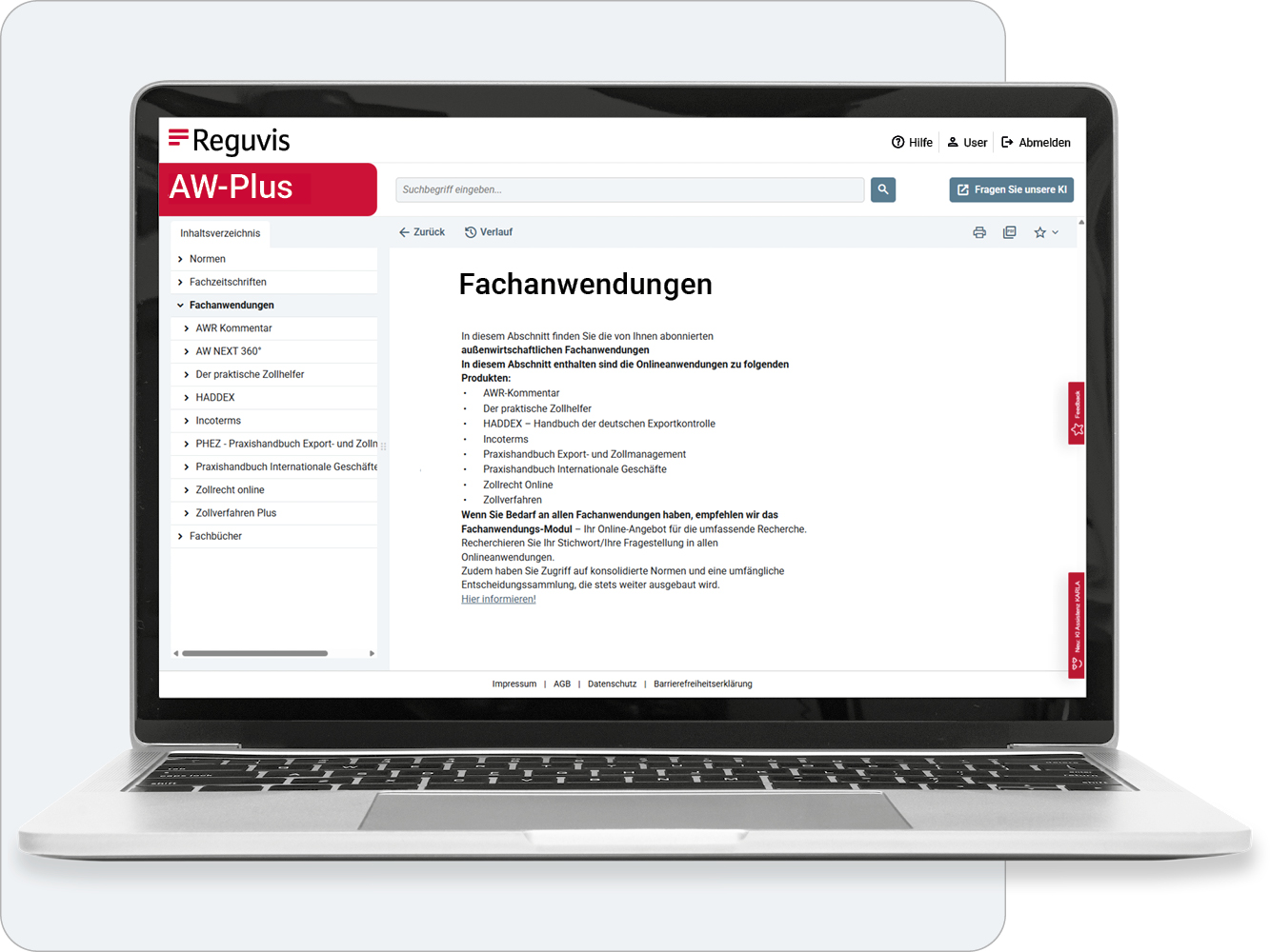 AW-Plus Fachanwendungs-Modul