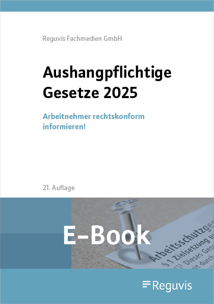 Aushangpflichtige Gesetze - Abonnementausgabe