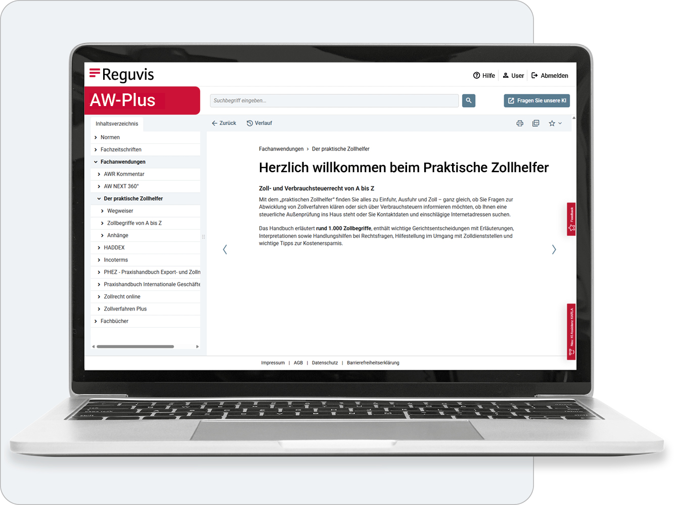 Der praktische Zollhelfer Online