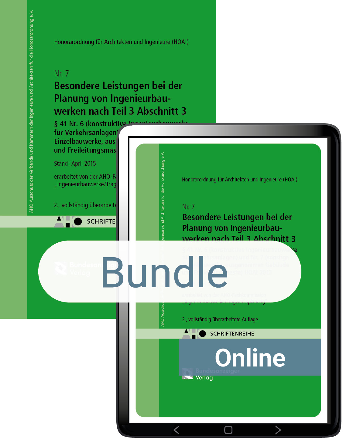 Besondere Leistungen bei der Planung von Ingenieurbauwerken nach Teil 3 Abschnitt 3, § 41 Nr. 6 (konstruktive Ingenieurbauwerke für Verkehrsanlagen) und Nr. 7 (sonstige Einzelbauwerke ausgenommen Gebäude und Freileitungsmaste) HOAI 2013 (Bundle)
