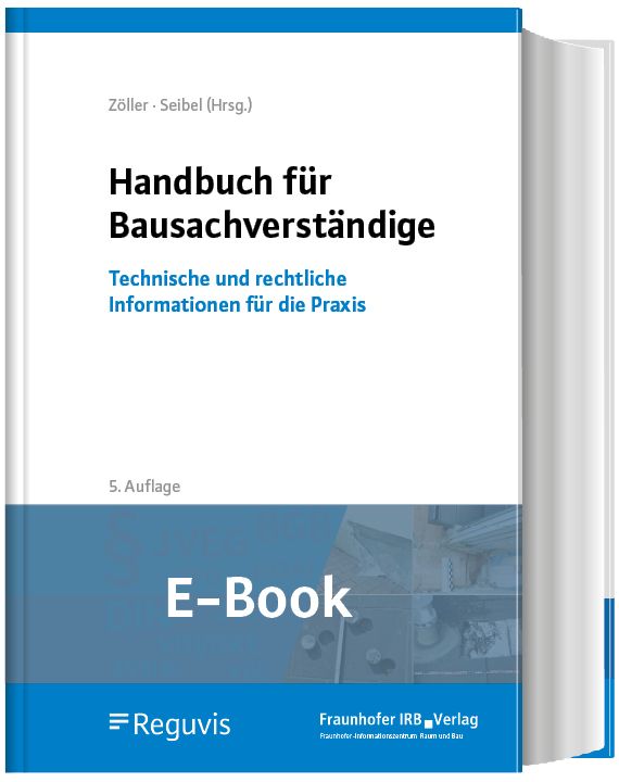 Handbuch Für Bausachverständige (E-Book) | E-Book | Reguvis