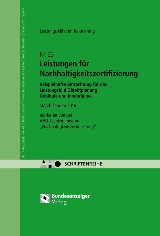 AHO Schriftenreihe [Alle Hefte und Werke bestellen]