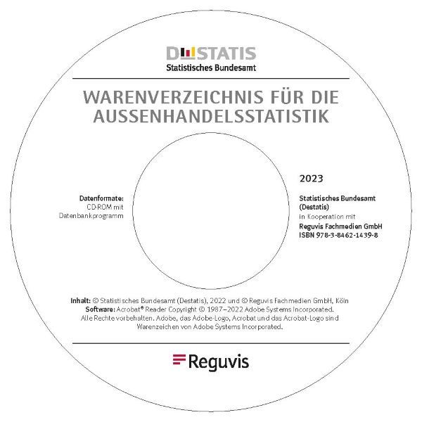 Warenverzeichnis für die Außenhandelsstatistik Ausgabe 2023 Reguvis